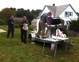 Paul S., Matt and Kristen A., and John S. were our BBQ chefs for the day. Check out the mobile grill rig!