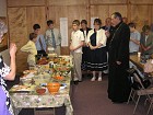 Bishop Nikon blesses food